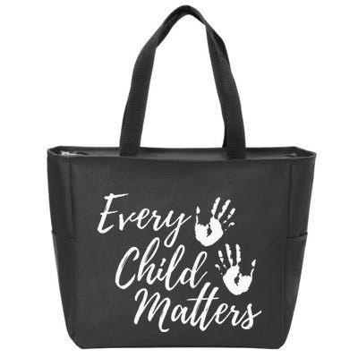 Every Child In Matters Orange Day Kindness Equality Unity Zip Tote Bag