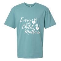 Every Child In Matters Orange Day Kindness Equality Unity Sueded Cloud Jersey T-Shirt