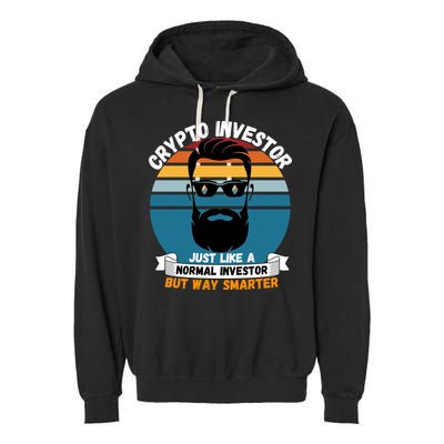 Ethereum Crypto Investor, HODL Ethereum, Crypto Coin, Funny ETH Garment-Dyed Fleece Hoodie