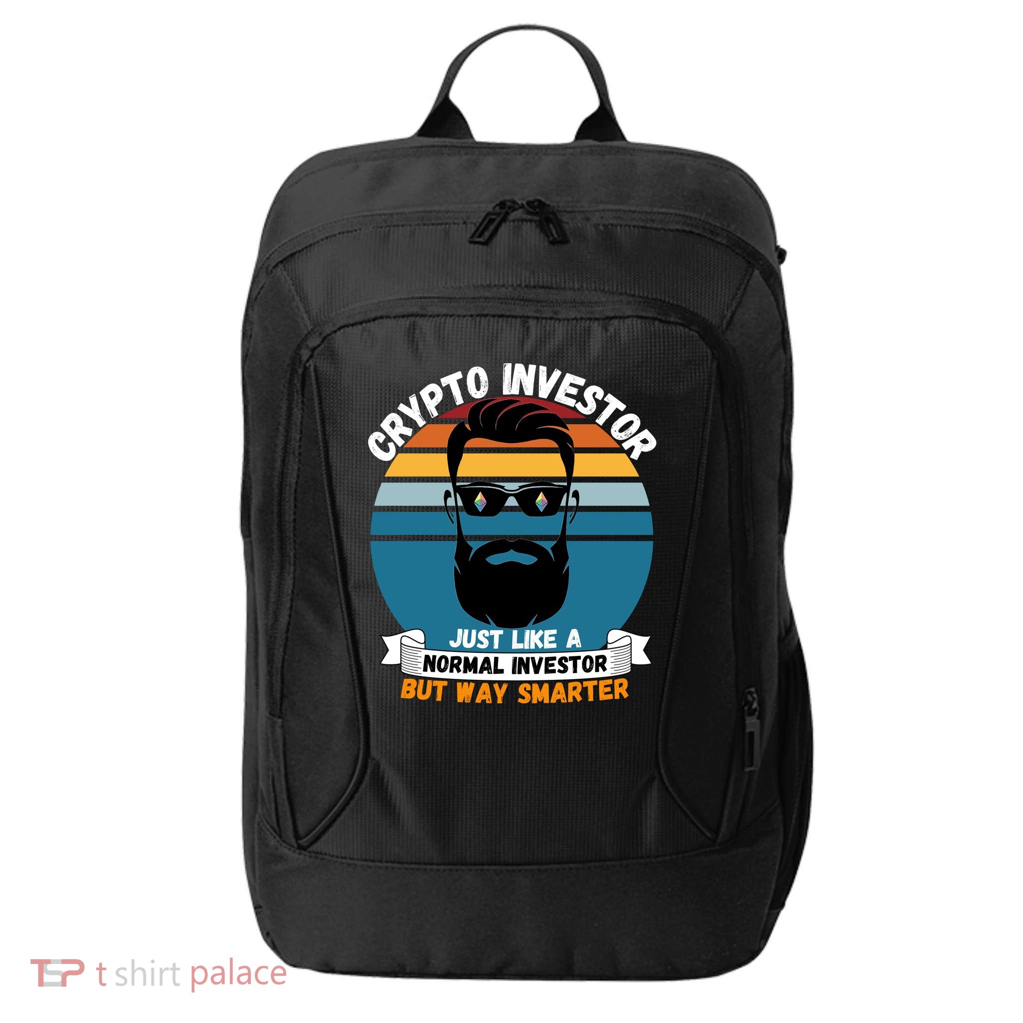 Ethereum Crypto Investor, HODL Ethereum, Crypto Coin, Funny ETH City Backpack
