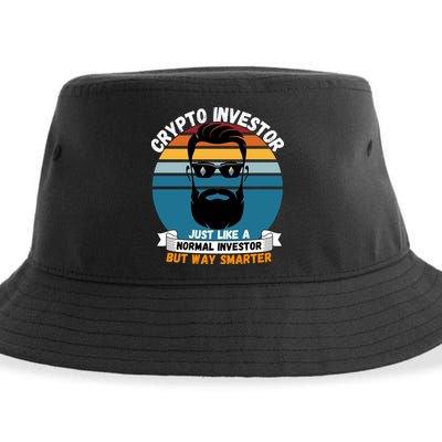 Ethereum Crypto Investor, HODL Ethereum, Crypto Coin, Funny ETH Sustainable Bucket Hat