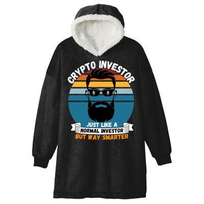Ethereum Crypto Investor, HODL Ethereum, Crypto Coin, Funny ETH Hooded Wearable Blanket