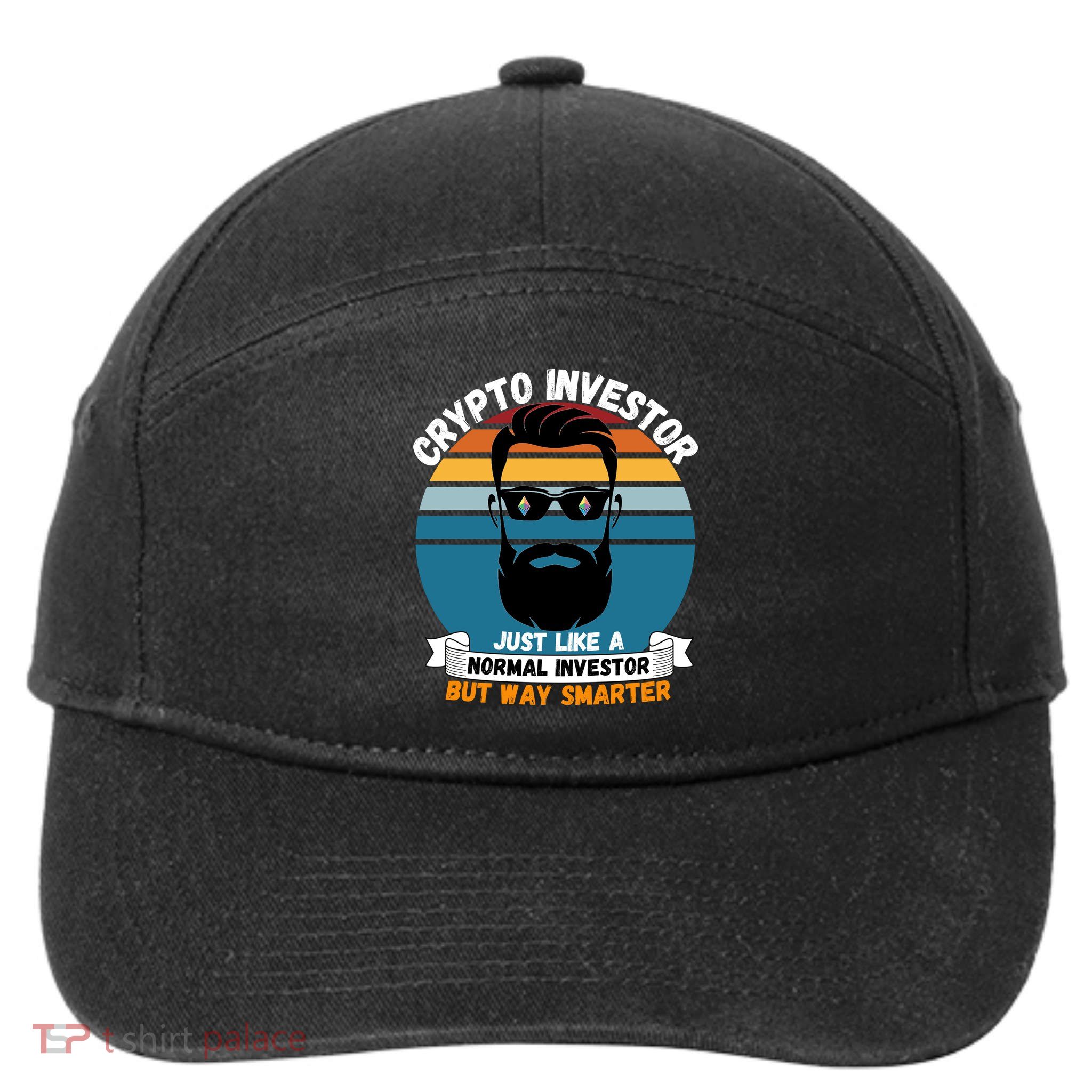 Ethereum Crypto Investor, HODL Ethereum, Crypto Coin, Funny ETH 7-Panel Snapback Hat