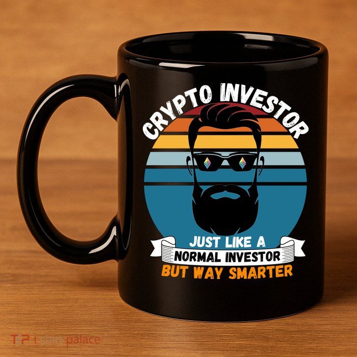 Ethereum Crypto Investor, HODL Ethereum, Crypto Coin, Funny ETH 11oz C Handle Ceramic Mug