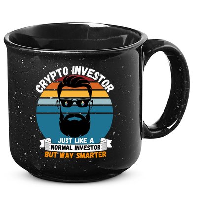 Ethereum Crypto Investor, HODL Ethereum, Crypto Coin, Funny ETH 15oz Campfire Ceramic Mug