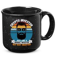 Ethereum Crypto Investor, HODL Ethereum, Crypto Coin, Funny ETH 15oz Campfire Ceramic Mug