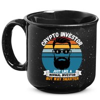 Ethereum Crypto Investor, HODL Ethereum, Crypto Coin, Funny ETH 15oz Campfire Ceramic Mug