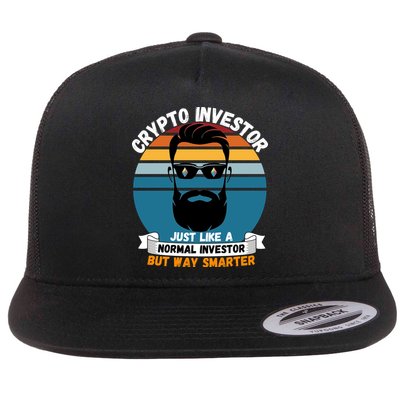 Ethereum Crypto Investor, HODL Ethereum, Crypto Coin, Funny ETH Flatbill Hat