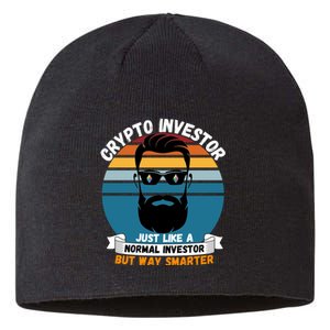 Ethereum Crypto Investor, HODL Ethereum, Crypto Coin, Funny ETH Sustainable Beanie