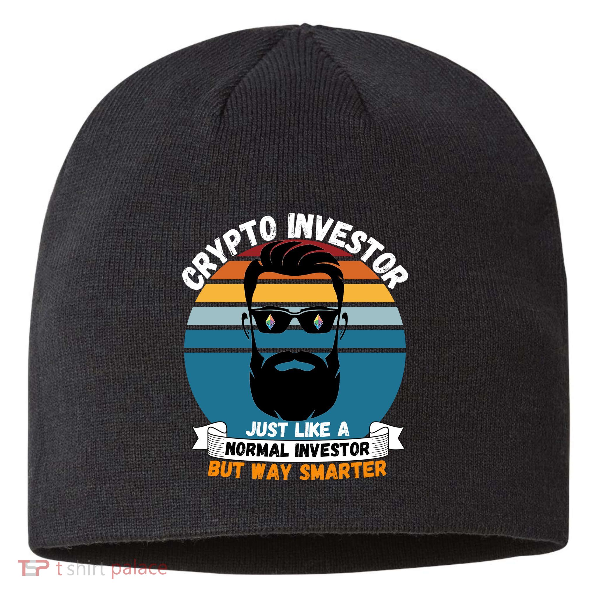 Ethereum Crypto Investor, HODL Ethereum, Crypto Coin, Funny ETH Sustainable Beanie