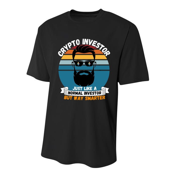 Ethereum Crypto Investor, HODL Ethereum, Crypto Coin, Funny ETH Youth Performance Sprint T-Shirt
