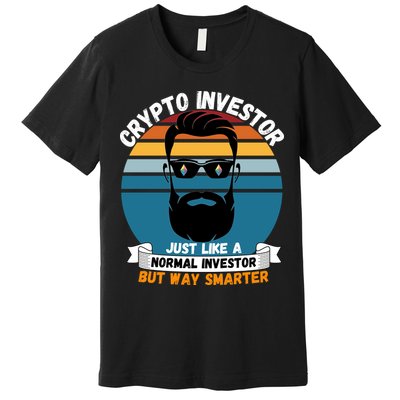 Ethereum Crypto Investor, HODL Ethereum, Crypto Coin, Funny ETH Premium T-Shirt