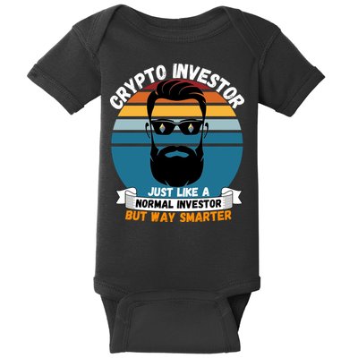 Ethereum Crypto Investor, HODL Ethereum, Crypto Coin, Funny ETH Baby Bodysuit
