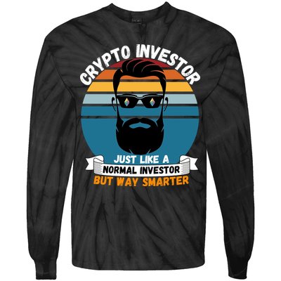 Ethereum Crypto Investor, HODL Ethereum, Crypto Coin, Funny ETH Tie-Dye Long Sleeve Shirt