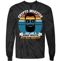 Ethereum Crypto Investor, HODL Ethereum, Crypto Coin, Funny ETH Tie-Dye Long Sleeve Shirt