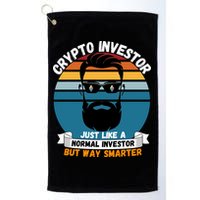 Ethereum Crypto Investor, HODL Ethereum, Crypto Coin, Funny ETH Golf Towel