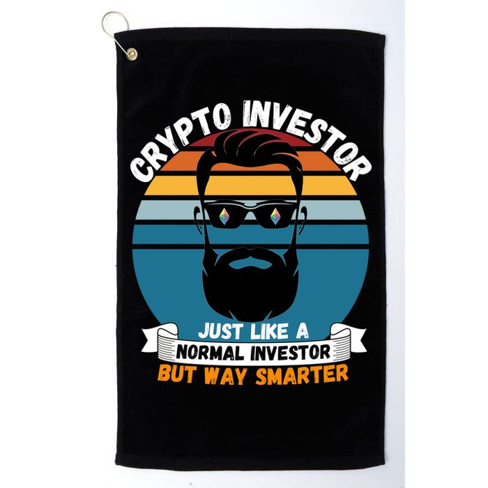 Ethereum Crypto Investor, HODL Ethereum, Crypto Coin, Funny ETH Golf Towel