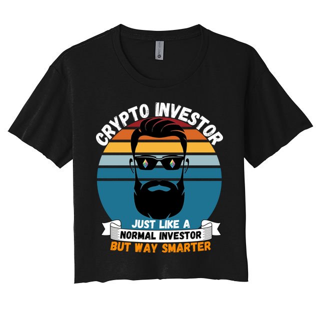 Ethereum Crypto Investor, HODL Ethereum, Crypto Coin, Funny ETH Crop Top