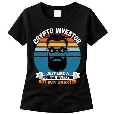 Ethereum Crypto Investor, HODL Ethereum, Crypto Coin, Funny ETH Womens T-Shirt