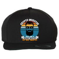 Ethereum Crypto Investor, HODL Ethereum, Crypto Coin, Funny ETH Wool Snapback Cap
