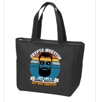 Ethereum Crypto Investor, HODL Ethereum, Crypto Coin, Funny ETH Zip Tote Bag