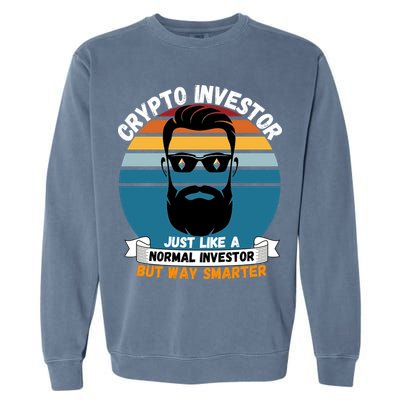 Ethereum Crypto Investor, HODL Ethereum, Crypto Coin, Funny ETH Garment-Dyed Sweatshirt