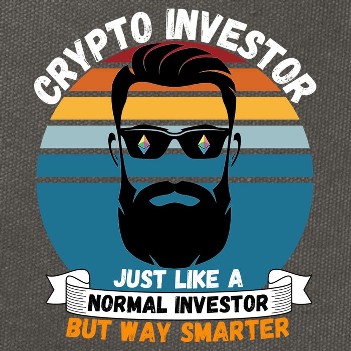 Ethereum Crypto Investor, HODL Ethereum, Crypto Coin, Funny ETH Cotton Canvas Backpack