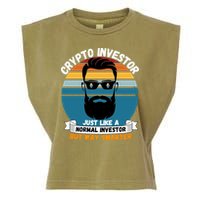 Ethereum Crypto Investor, HODL Ethereum, Crypto Coin, Funny ETH Garment-Dyed Women's Muscle Tee
