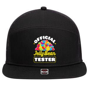 Easter Candy Jellybeans Jelly Bean Tester 7 Panel Mesh Trucker Snapback Hat