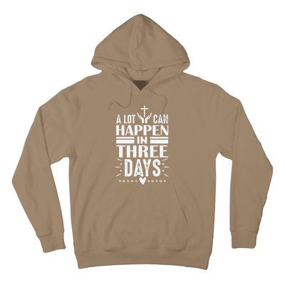 Easter Christian Jesus Cross Celebration Resurrection 3 Days Hoodie