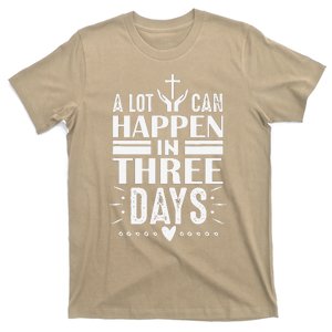 Easter Christian Jesus Cross Celebration Resurrection 3 Days T-Shirt