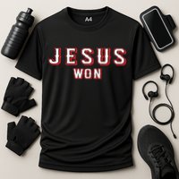 Evan Carter Jesus Won Cooling Performance Crew T-Shirt