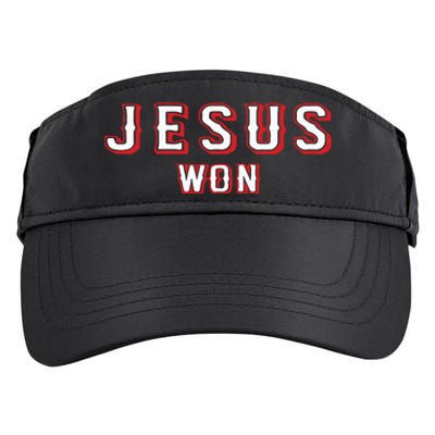 Evan Carter Jesus Won Adult Drive Performance Visor