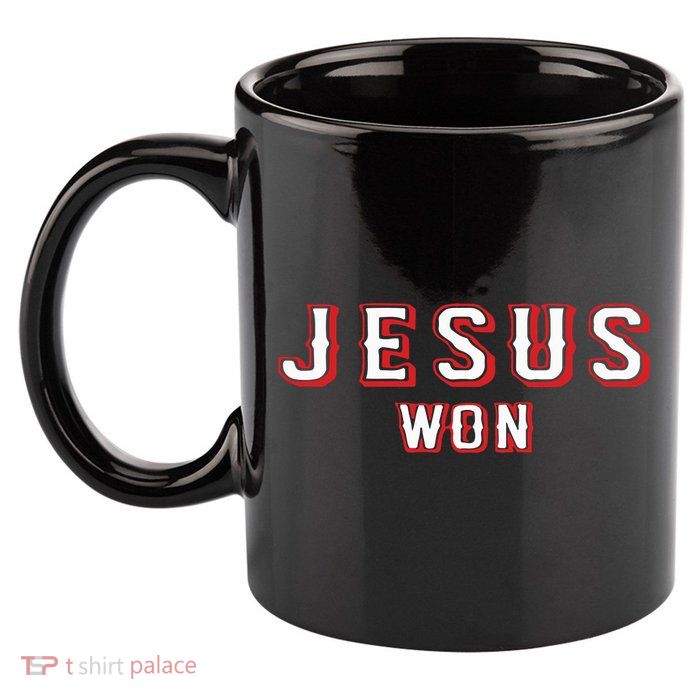 Evan Carter Jesus Won 11oz C Handle Ceramic Mug