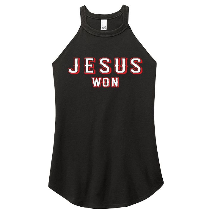 Evan Carter Jesus Won Women's Perfect Tri Rocker Tank