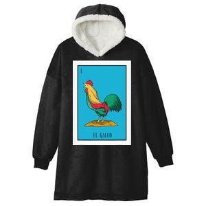 El Chicken Lottery Gift The Chicken Card Mexican Lottery Hooded Wearable Blanket