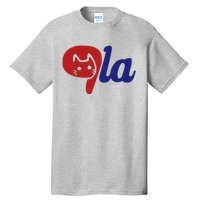 Election Cat La Kamala Harris Comma La 2024 Tall T-Shirt