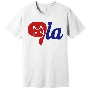 Election Cat La Kamala Harris Comma La 2024 Premium T-Shirt