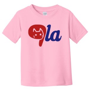 Election Cat La Kamala Harris Comma La 2024 Toddler T-Shirt