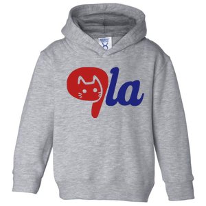 Election Cat La Kamala Harris Comma La 2024 Toddler Hoodie