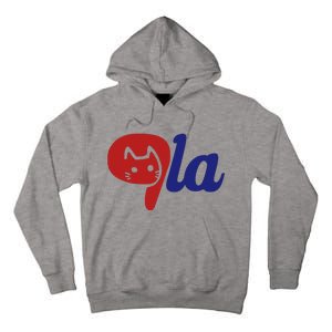 Election Cat La Kamala Harris Comma La 2024 Tall Hoodie