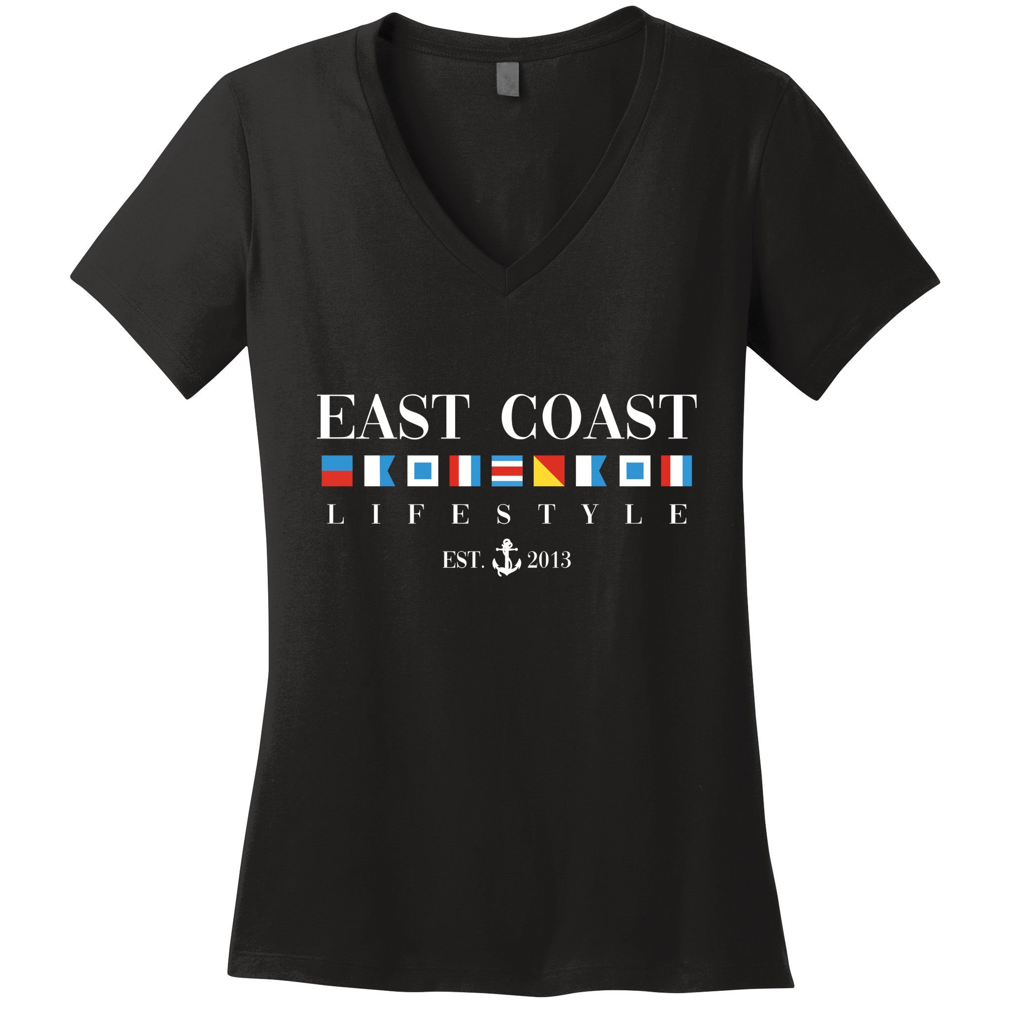 East Coast Lifestyle Women's V-Neck T-Shirt