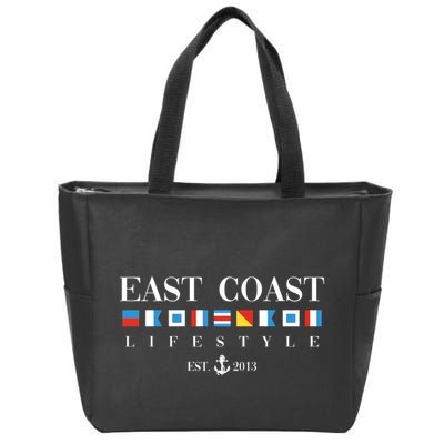 East Coast Lifestyle Zip Tote Bag