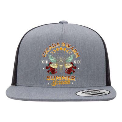 Entomology Cicada Lover 2024 Cicada Swarm Summer Flat Bill Trucker Hat