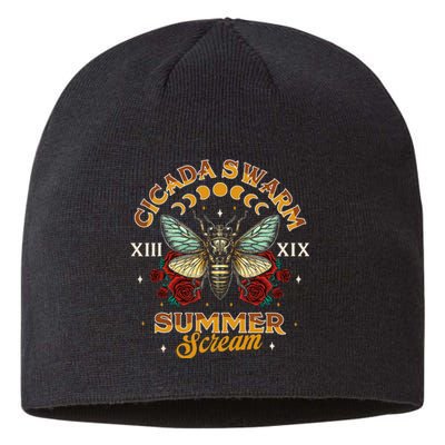 Entomology Cicada Lover 2024 Cicada Swarm Summer Sustainable Beanie