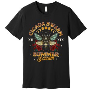 Entomology Cicada Lover 2024 Cicada Swarm Summer Premium T-Shirt