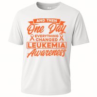 Everything Changed Leukemia Awareness Cooling Performance Crew T-Shirt