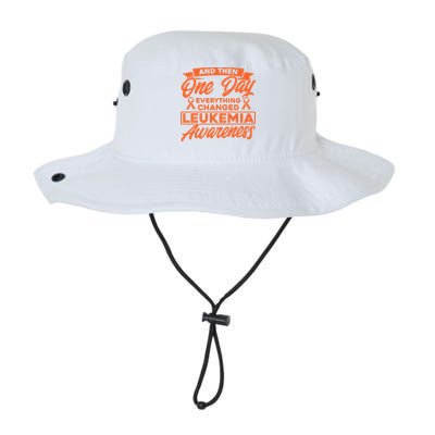 Everything Changed Leukemia Awareness Bucket Hat