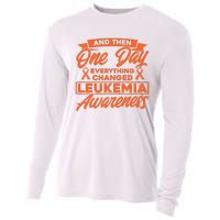 Everything Changed Leukemia Awareness Cooling Performance Long Sleeve Crew