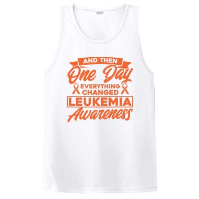 Everything Changed Leukemia Awareness PosiCharge Competitor Tank